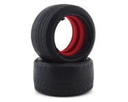 DE Racing Phenom Dirt Oval 2.2 Buggy Rear Tires w/Red Insert (2) | product-related