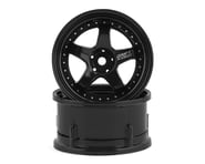 DS Racing Drift Element 5 Spoke Drift Wheels (Triple Black w/Silver Rivets) (2) | product-also-purchased