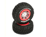 DuraTrax SpeedTreads Shootout Short Course Rear Tires w/12mm Hex (Red) (2) | product-related