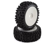 DuraTrax SpeedTreads Trigger Pre-Mounted 1/8 Buggy Tires (White) (2) | product-related