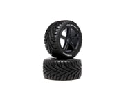 DuraTrax THRUSH 1/8 On-Road Pre-Mounted Truggy Tire (Black) (2) (C2) | product-related