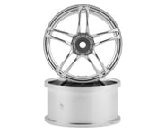 more-results: Mikuni AVS Model T5 5-Split Spoke Drift Wheels (Matte Silver) (2) (5mm Offset)