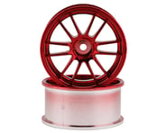 more-results: Mikuni Ultimate GL 6-Split Spoke Drift Wheels (Plated Red) (2) (5mm Offset)