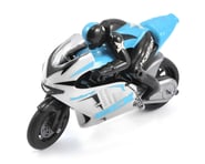 more-results: This is the ECX Outburst 1/14 Scale RTR Mini Motorcycle in Blue color, with an include
