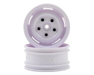 more-results: This is a pack of two ECX 1.9" Plastic Wheels in White color. These wheels feature a 1