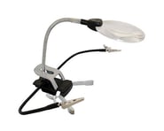 more-results: Helping hands kit with flexible head includes 2x &amp; 4x magnification with duel LED 