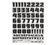 Firebrand RC Numb3Rs 3 Rocket Decal Set (Black w/Silver Outlines) | product-also-purchased