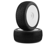 more-results: GRP Tires Contact Pre-Mounted 1/8 Buggy Tires (2) (White) (Medium)