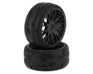 more-results: GRP GT - TO3 Revo Belted Pre-Mounted 1/8 Buggy Tires. These tires are mounted on black