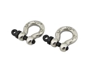 Hot Racing 1/10 Aluminum Tow Shackle D-Rings (2) (Chrome) | product-also-purchased
