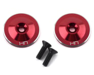 more-results: This is an optional set of two Hot Racing Red Aluminum Large Wing Buttons, intended fo