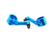 more-results: This is a pack of two optional Hot Racing ECX Aluminum Steering Knuckles in Blue anodi