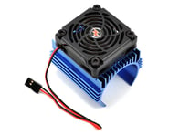 more-results: This is an optional Hobbywing C4 Motor Heatsink and Fan Combo. This aluminum housing h