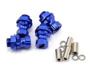 more-results: Team Integy 17mm Aluminum Hex Wheel Hub Set (Blue) (4) (+12mm Offset)