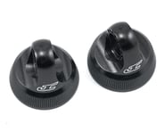 JConcepts Fin Aluminum 12mm V2 Shock Cap (Black) (2) | product-related
