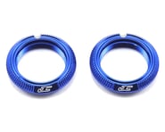 JConcepts Fin Aluminum 12mm Shock Collar (Blue) (2) | product-related