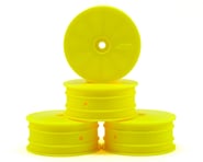 JConcepts 12mm Hex Mono 2.2 4WD Front Buggy Wheels (4) (22-4) (Yellow) | product-related