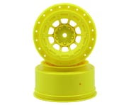 JConcepts 12mm Hex Hazard Short Course Wheels w/3mm Offset (Yellow) (2) (SC5M) | product-related