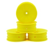 JConcepts 12mm Hex Mono 2.2 Front Wheels (4) (B6/B5/RB6) (Yellow) | product-related