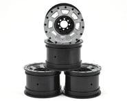JConcepts Vengeance 2.2 Rock Crawler Wheels (4) (Black/Chrome) | product-also-purchased