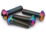 more-results: J&T Bearing Co. Flat Top Titanium Screw Pack (Oil Slick) (4) (10mm)