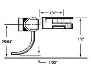 more-results: Kadee HO Body Mounted Coupler, 1/4" Overset (2pr)