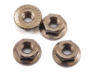 Kyosho 4x4.5mm Aluminum Flanged Locknut (Gun Metal) (4) | product-also-purchased