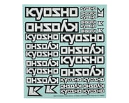 more-results: This is a Kyosho Logo Sheet featuring the Kyosho brand logo and the Big K logo in vari