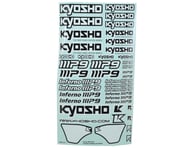 more-results: This is a replacement Kyosho MP9 TKI4 Decal Sheet. This sheet is roughly 16x9 inches a