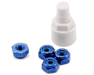 Kyosho Aluminum Wheel Nut Set w/Wrench (Blue) (4) | product-also-purchased