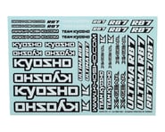 more-results: Kyosho RB7 Decal Sheet