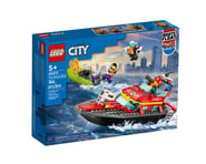 more-results: LEGO City Fire Rescue Boat Set Exciting firefighting adventures await with the LEGO Ci