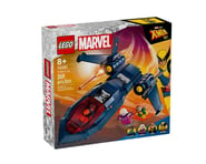 more-results: Set Overview: Embark on thrilling airborne adventures with the LEGO Marvel X-Men X-Jet