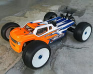 more-results: This is the Leadfinger Racing Team Associated RC8T3.2/8T3.2e Strife 1/8 Clear Truck Bo