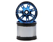 more-results: This is a pack of two replacement Losi 17mm Hex LST 3XL-E Monster Truck Wheels in Blue