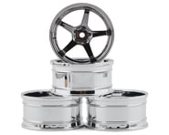 MST GT Wheel Set (Chrome/Black Chrome) (4) (Offset Changeable) | product-related