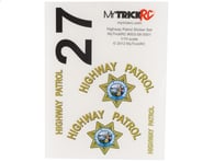more-results: The MyTrickRC CHP California Highway Patrol Decal Set gives thin blue line enthusiasts