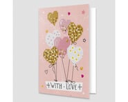 more-results: Celebrate Love with Love Balloons Diamond Greeting Card Express your love and warm wis