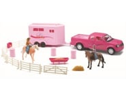 more-results: New Ray Pink Pick Up Truck W/Horse Trailer This product was added to our catalog on Oc