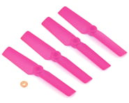 more-results: This is a replacement set of four OMP Hobby M1 Tail Rotor Blades, in purple color. Thi