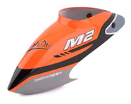more-results: This is a replacement OMP Hobby M2 Plastic Canopy, in an orange, grey, and black paint