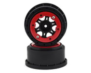 Pro-Line Split Six Bead-Loc Short Course Rear Wheels (Black/Red) (2) | product-related