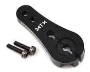 ProTek RC 4mm Aluminum Long Clamping Servo Horn (Black) (24T-Hitec) | product-also-purchased