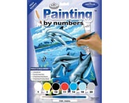 more-results: This is the Small Junior Level Design Dolphins Painting by Numbers Kit from Royal & La