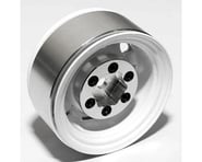 more-results: This is an optional set of four RC4WD Stamped Steel 1.55" Stock White Beadlock Wheels.