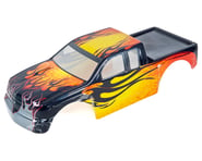 more-results: Redcat Rampage MT Pre-Painted Monster Truck Body (Yellow w/Black Flames)