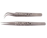 RJX Hobby Stainless Steel Curved/Straight Tweezer Set (2) | product-also-purchased