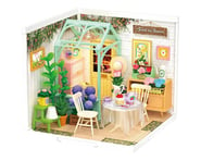 more-results: Model Overview: The Blooming Tea Garden DIY Miniature 3D Plastic Model Kit by Rolife a