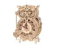 more-results: Robotime ROKR Mechanical Gears Owl Clock 3D Wooden Puzzle Discover the elegance of tim