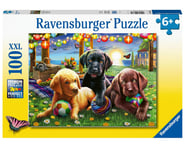 more-results: Ravensburger Puppy Picnic Jigsaw Puzzle (100pcs XXL) Join three adorable Labrador pups